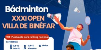 BINÉFAR: XXXI Open de bádminton