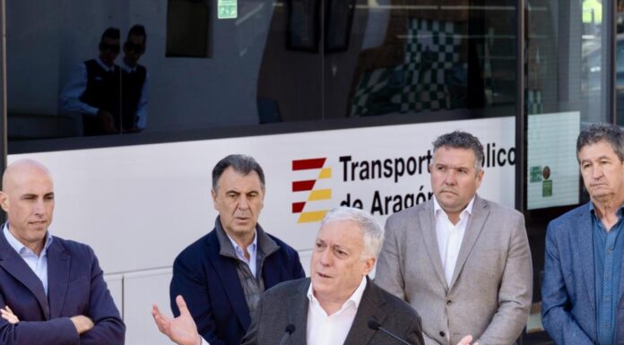 Sariñena duplica desde hoy las frecuencias de autobús con Zaragoza y las triplica con Huesca