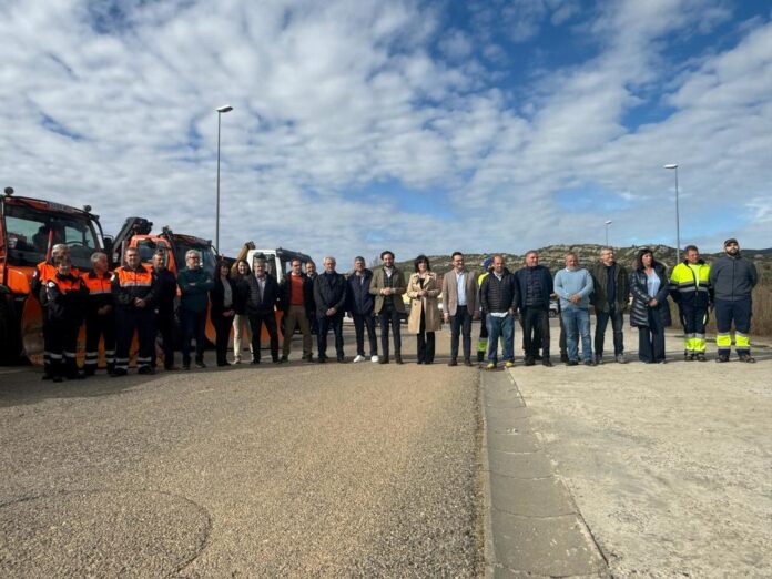 Arranca el Plan de Vialidad Invernal de la Diputación de Huesca con el reparto de sal a todas las comarcas