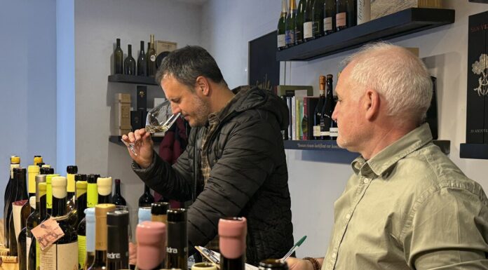 Vignerons de Huesca atrae a su panel de catas en la capital oscense a una treintena de hosteleros y expertos del sector