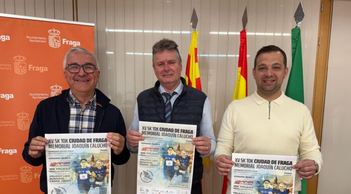 La XV 5k 10K Ciudad de Fraga bate récords y reunirá a 354 corredores