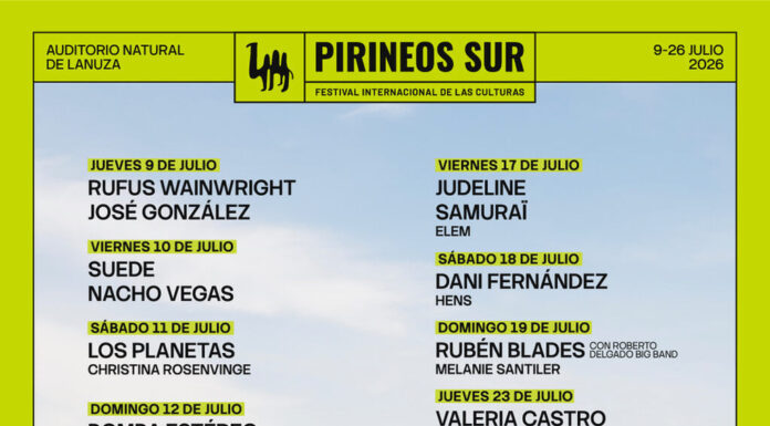 Los Planetas, Christina Rosenvinge, Judeline, Samuraï y más artistas se suman a la programación de Pirineos Sur 2026