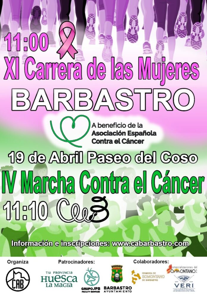 BARBASTRO: Carrera y Marcha Contra el Cáncer