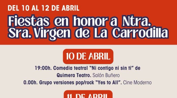 ESTADILLA: Fiestas en honor a la Virgen de La Carrodilla