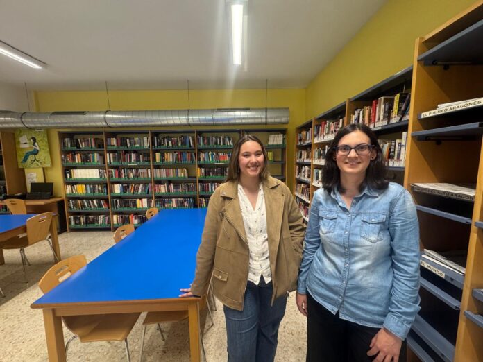 Concejal de cultura y directora de la biblioteca de Jaca