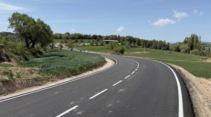 La Diputación materializa dos obras estratégicas en Sobrarbe: la variante de Lamata y la mejora de la carretera de Olsón