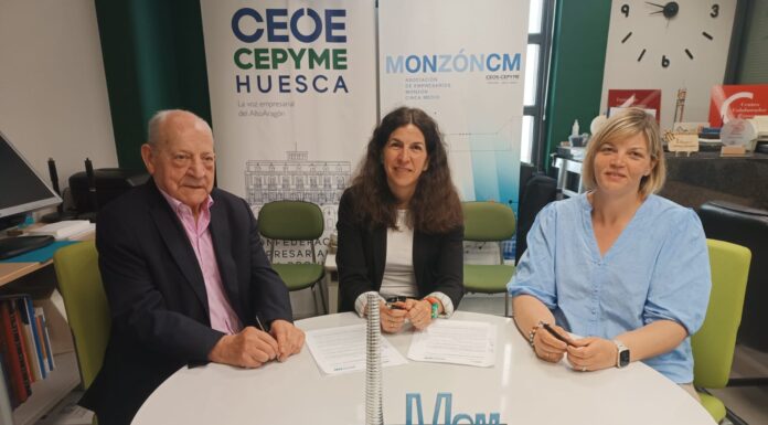 Valentia y la Asociación de Empresarios Monzón-Cinca Medio refuerzan su colaboración para impulsar la inclusión laboral