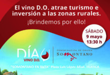 Huesca, de nuevo, escenario de la celebración del “Día Vino DO” de la Denominación de Origen Somontano