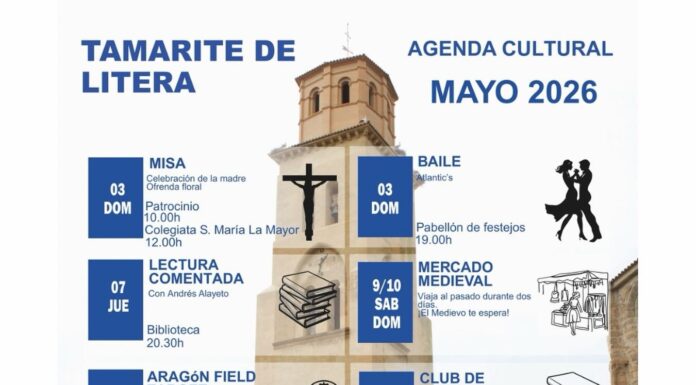 TAMARITE DE LITERA: Programación cultural de mayo