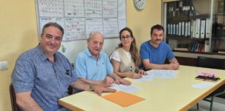 Acuerdo de colaboración entre el IES José Mor de Fuentes y la Asociación de Empresarios Monzón-CM