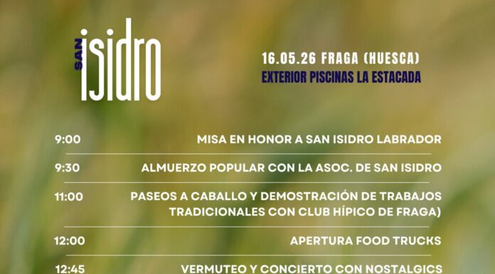 Fraga celebrará San Isidro el próximo 16 de mayo