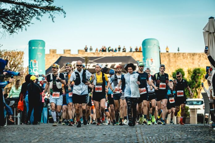 Salida de una de las carreras de la Gran Trail de Sobrarbe