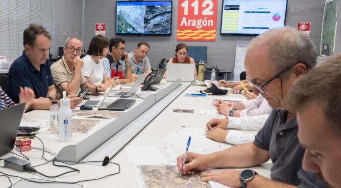 El Gobierno de Aragón mantiene el nivel 2 en el incendio de Tamarite y declarará la alerta rojo plus en toda la Comunidad