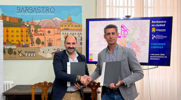 Barbastro y la Comarca del Somontano firman un nuevo convenio de limpieza con un 27% más de inversión