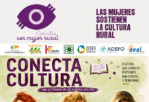 Conecta Cultura inicia su andadura en Tardienta para conectar cultura, lectura y mujer rural