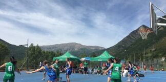 El XIII Torneo Valle Escondido, todo un espectáculo de baloncesto base en pleno Pirineo Aragonés