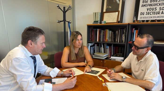 Gramún y Alins presentan el proyecto de mejora de Villa Fortunatus al director general de Cultura y Patrimonio