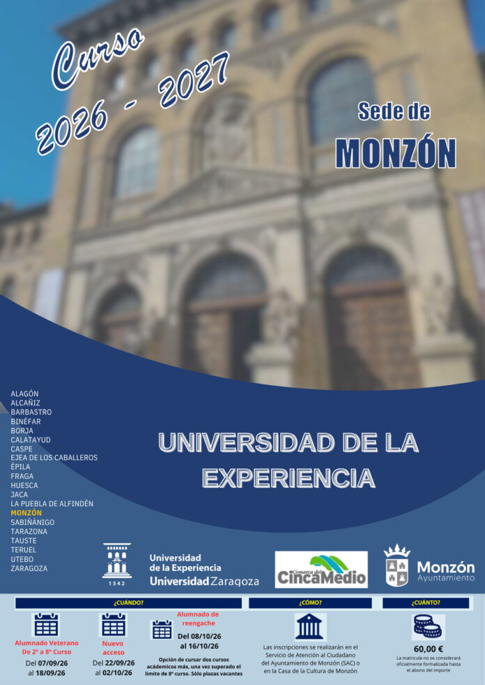 MONZÓN: Universidad de la experiencia