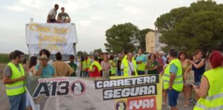 El primer Martes Negro provincial exige actuaciones urgentes en las carreteras que vertebran el Alto Aragón