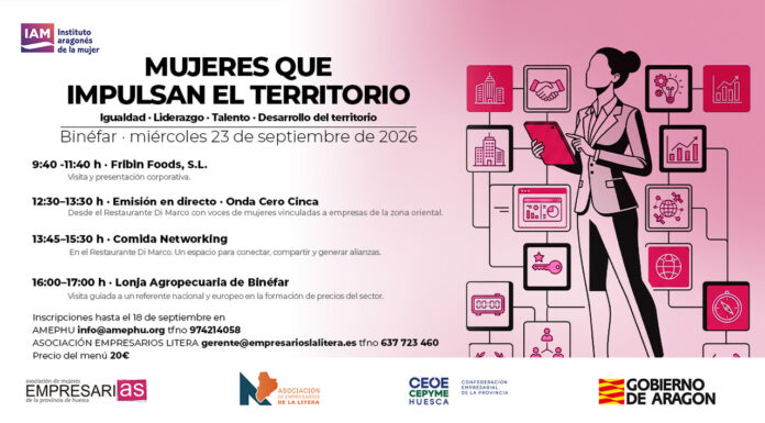 BINÉFAR: Jornada «Mujeres que impulsan el territorio»