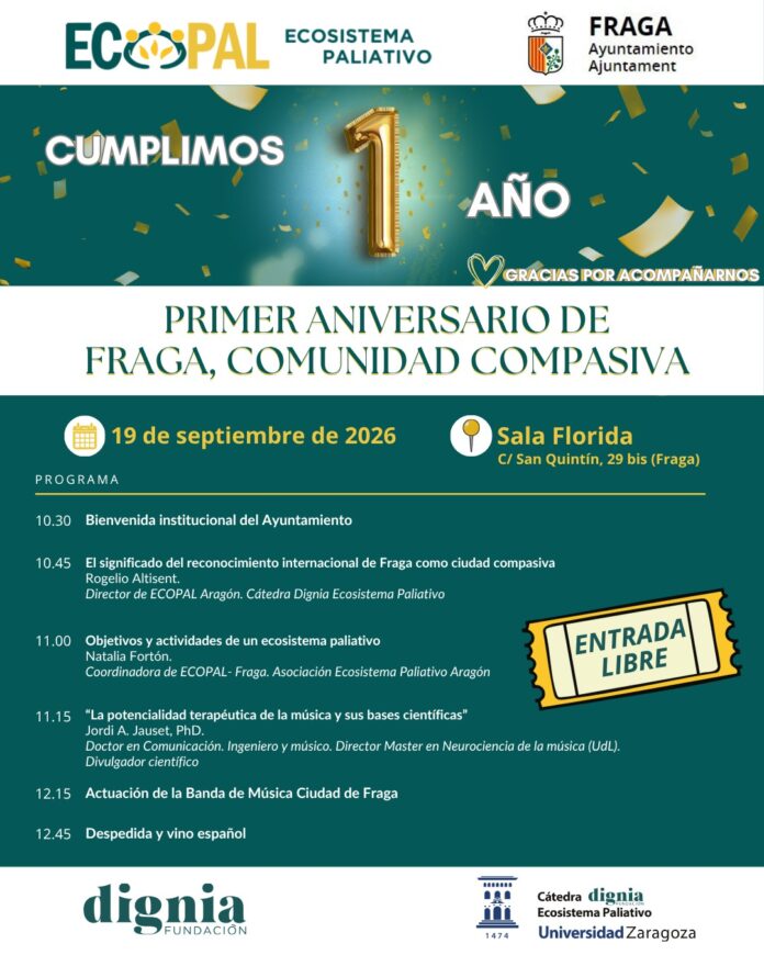 FRAGA: Primer aniversario como comunidad compasiva