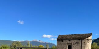 La Comarca Alto Gállego incorpora un punto fotográfico TURS junto a la iglesia de San Juan de Busa