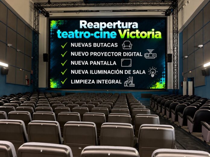 El Teatro Cine Victoria se reabre al público