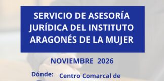 SARIÑENA: Asesoría Jurídica para Mujeres noviembre 2026